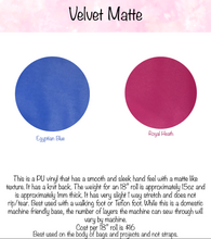 Load image into Gallery viewer, Velvet Matte - 18" x 51" roll